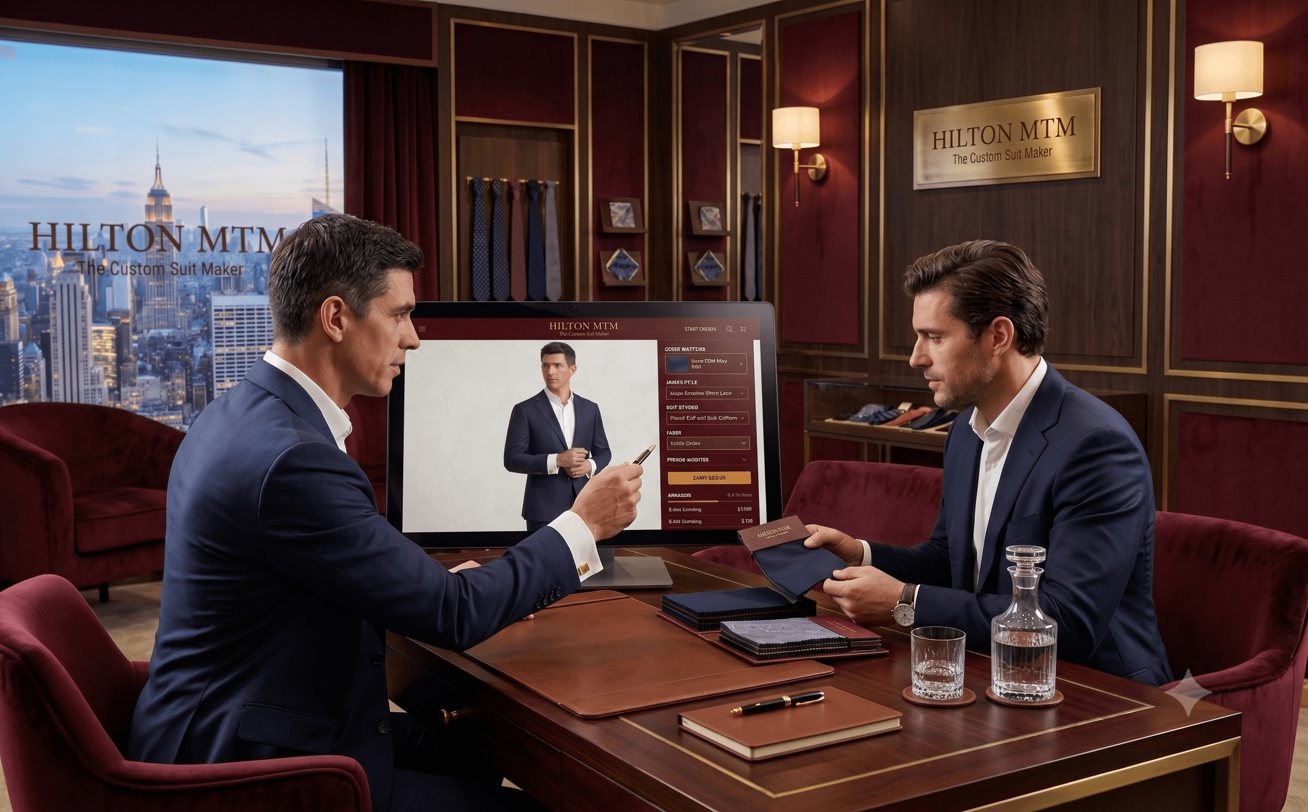 The master tailor at work